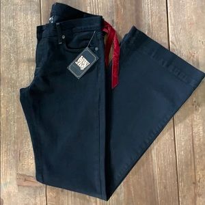 NWT Black Lucky Jeans size 6/28- Midrise Wide leg!